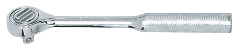 10-1/4" OAL - 1/2'' Drive - Round Head - Reversible Ratchet - Knurled Handle - Americas Industrial Supply