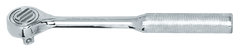 10-1/4" OAL - 1/2'' Drive - Round Head - Reversible Ratchet - Knurled Handle - Americas Industrial Supply