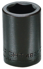 1-1/4 x 3-1/2" OAL - 1/2'' Drive - 6 Point - Deep Impact Socket - Americas Industrial Supply