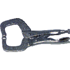 MIT Locking Grip C-Clamp - 3825 Plain Grip 3 1/8″ Capacity 11″ Long - Americas Industrial Supply