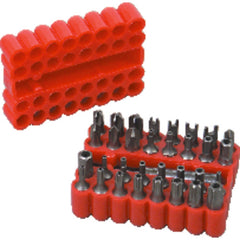 33 Pieces - Hex Bit Set - Torx/Star/Tri-Wing Style - Americas Industrial Supply