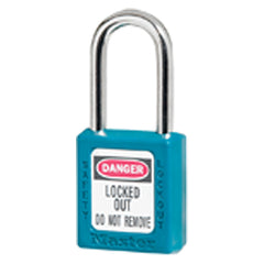 Xenoy Padlock - 1 1/2″ Body Width; Keyed: Different; Teal - Americas Industrial Supply
