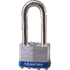 Commercial Steel Padlock 2″ Body Width; Keyed: Different; Silver - Americas Industrial Supply
