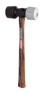 Vaughan Rubber Mallet -- 24 oz; Hickory Handle - Americas Industrial Supply