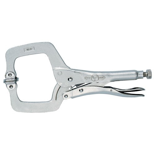 Vise-Grip C-Clamp with Swivel Pads - 6SP Plain Grip 2 1/8″ Capacity 6″ Long - Americas Industrial Supply