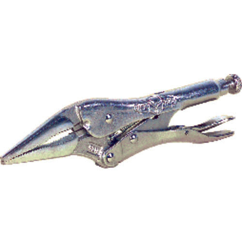 Vise-Grip Long Nose Locking Pliers with Wire Cutter - 4LN Plain Grip 1 5/8″ Capacity 4″ Long - Americas Industrial Supply