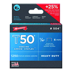 1/4″ / 6 mm - T50–1250 Standard Pack - Staples - Americas Industrial Supply