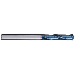 15.5 mm Dia. × 16 mm Shank × 65 mm Flute Length × 115 mm OAL, 3XD, 140°, Aqua Revo D, 2 Flute, Internal, Solid Carbide Drill