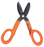 3'' Blade Length - 12-1/2'' Overall Length - Straight Cutting - Straight Patter Snips - Americas Industrial Supply