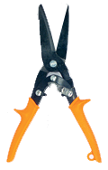 3'' Blade Length - 10-1/2'' Overall Length - Straight Cutting - MultiMaster Snips - Americas Industrial Supply