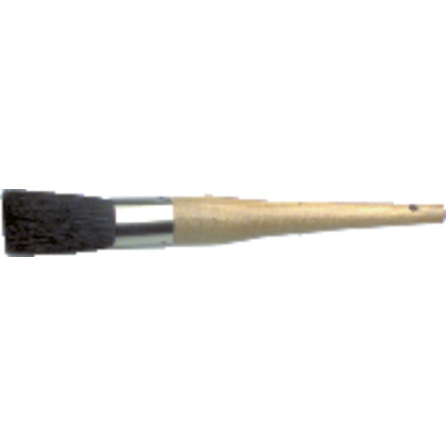 1″ × 5/8″ - Black China Bristle Oval Chip & Oil Industrial Hand Brush - Americas Industrial Supply