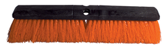 24" - Orange Safety Broom Without Handle - Americas Industrial Supply