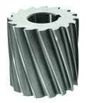 2-1/2 x 2-1/2 x 1 - HSS - Plain Milling Cutter - Light Duty - 14T - TiN Coated - Americas Industrial Supply