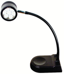 7 LED Spot Light  Dimmable  17" Flexible Gooseneck Arm  Desk Base - Americas Industrial Supply