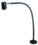 High Power LED Spot Light  Dimmable  25" Flexible Goose Arm  Magnet Base - Americas Industrial Supply