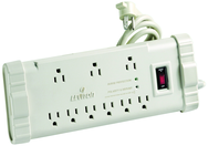 15 Amp; 120 Volt; 9 Plug Office Grade Surge Strip - Beige - Americas Industrial Supply