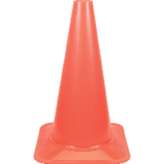 18″ Fluorescent Orange Cone - Americas Industrial Supply