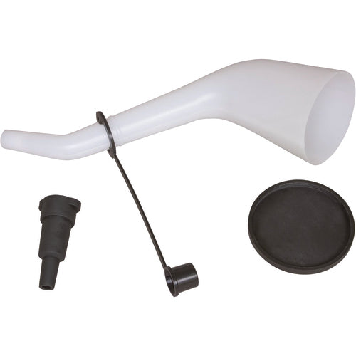 Offset Funnel with Spout Cap and Lid - Americas Industrial Supply