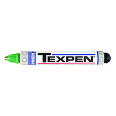 Texpen Medium Marker - Stainless Steel Ball Tip - Green - Americas Industrial Supply