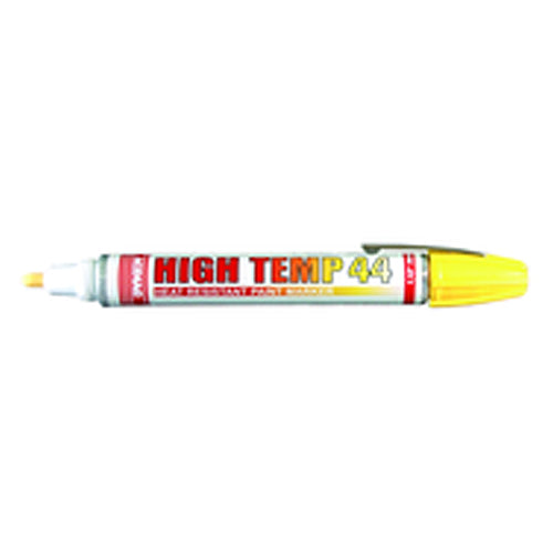 High Temperature AM 44 Marker - Felt Tip - Yellow - Americas Industrial Supply