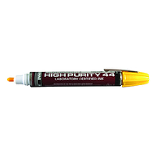 High Purity Marker - Felt Tip - Yellow - Americas Industrial Supply