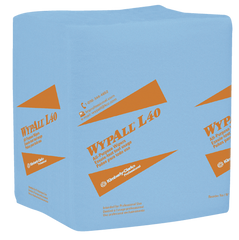 12.5 x 14.4'' - Package of 672 - WypAll L40 1/4 Fold - Americas Industrial Supply