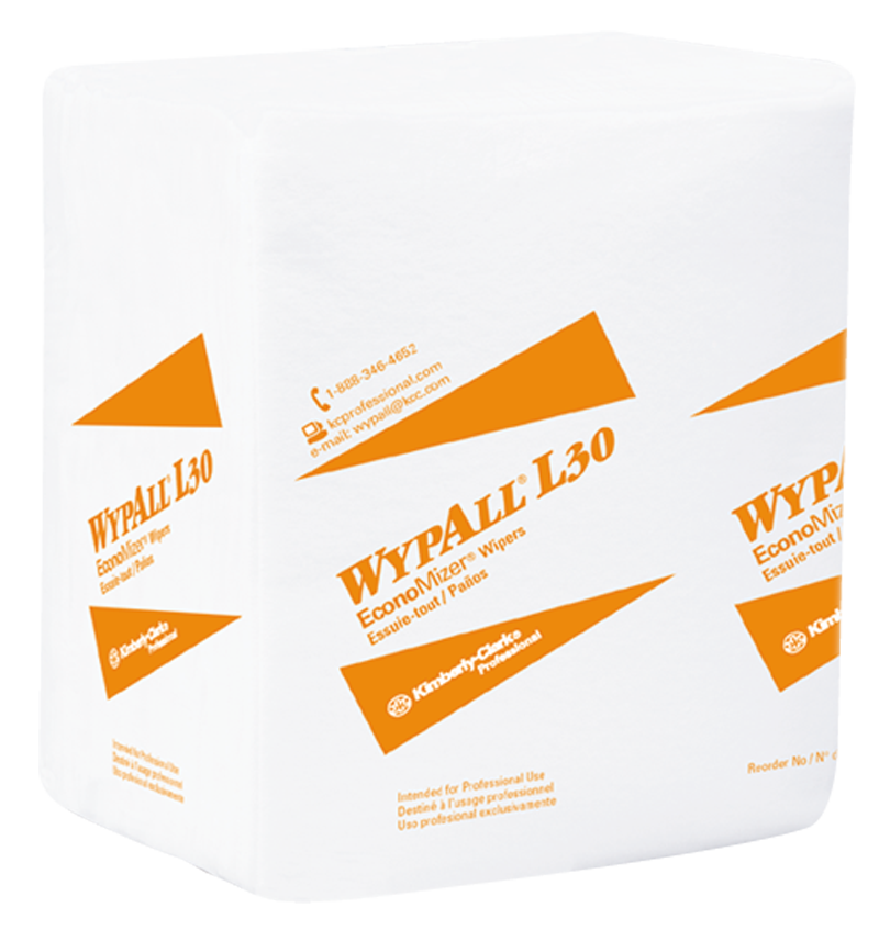 12.5 x 14.4'' - Package of 1080 - WypAll 1/4 Fold - Americas Industrial Supply