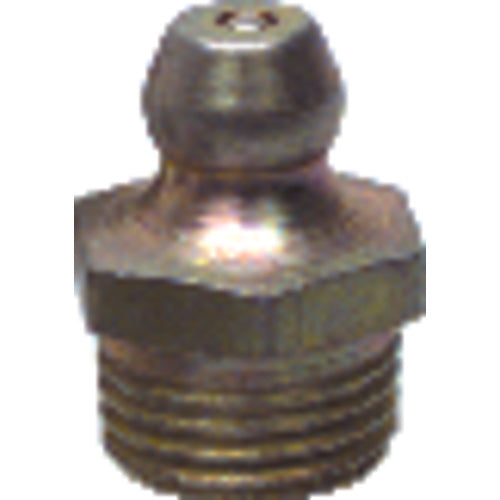 Grease Fittings - 1/4″-18 - PTF Straight Hydraulic Style - Pack of 10 - Americas Industrial Supply