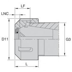 LNABER40M LOCKNUT-COOLANT STYLE - Americas Industrial Supply