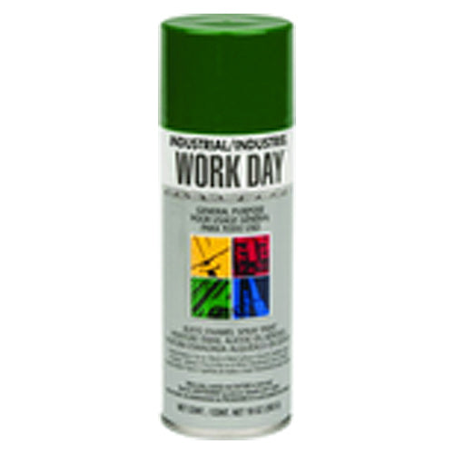 Work Day Aerosol Enamel Paint Green - Americas Industrial Supply