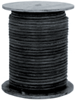 #L12RM100 - 1/2'' ID x 100 Feet - Black Rubber - Rubber Hose - Americas Industrial Supply