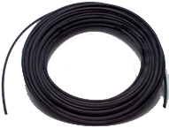 #NC0650100K - 3/8 OD - Black Nylon - Tubing-100 Feet per Reel - Americas Industrial Supply