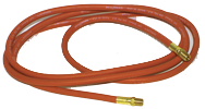 #0425 - 1/4'' ID x 25 Feet - 2 Male Fitting(s) - Air Hose with Fittings - Americas Industrial Supply