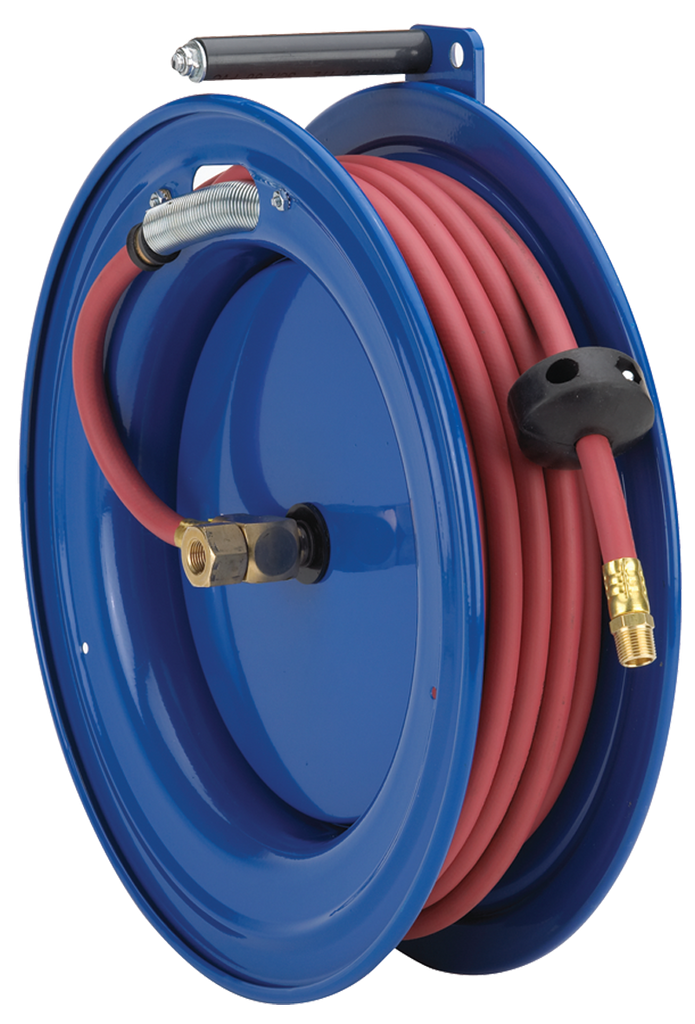 #SR17-L350 For 3/8" x 50' Hose Spring Rewind Hose Reel RightMount - Americas Industrial Supply