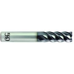 3/8 x 3/8 x 7/8 x 2-1/2 5Fl .060 C/R Carbide End Mill - TiALN - Americas Industrial Supply