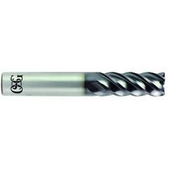 1/2 x 1/2 x 1-1/4 x 3-1/2 5Fl .060 C/R Carbide End Mill - TiALN - Americas Industrial Supply