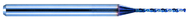 1.04mm Dia. - X 38mm OAL Carbide Micro Drill -Aqua Coated - Americas Industrial Supply