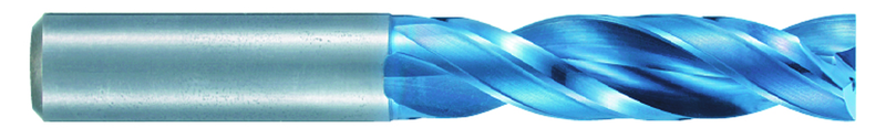 8mm Dia. - X 94mm OAL - 3XD-Carbide-Drill-Aqua EX Coated - Americas Industrial Supply