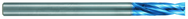 5.1mm Dia. X 110mm OAL 10XD-Carbide Drill-Flat Point -Aqua EX Coated - Americas Industrial Supply
