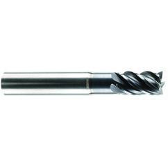 1/2" Dia. - 5/8" LOC - 4" OAL - 5 FL Carbide End Mill-AlCrN-X - Americas Industrial Supply