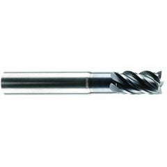 1/2" Dia. - 5/8" LOC - 4" OAL - 5 FL Carbide End Mill-AlCrN-X - Americas Industrial Supply