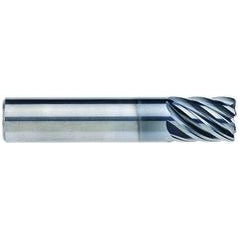 5/8" Dia. - 3/4" LOC - 3" OAL - 7 FL Carbide End Mill - AlCrNx - Americas Industrial Supply