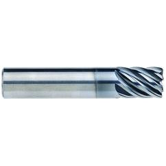 3/8" Dia. - 1/2" LOC - 2" OAL - 7 FL Carbide End Mill - AlCrNx - Americas Industrial Supply