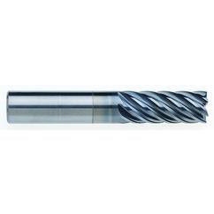 16mm Dia. - 34mm LOC - 92mm OAL - 7 FL Carbide End Mill - AlCrNx - Americas Industrial Supply