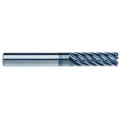 10mm Dia. - 22mm LOC - 72mm OAL - 1mm CR 7FL Carbide End Mill - AlCrNx - Americas Industrial Supply