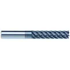 12mm Dia. - 26mm LOC - 83mm OAL - 1mm CR 7FL Carbide End Mill - AlCrNx - Americas Industrial Supply