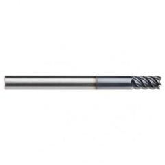 1/8" Dia. - 1/2" LOC - 1-1/2" OAL - .015 Radius 5 FL Carbide End Mill-AlTiN-x - Americas Industrial Supply