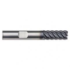 3/8" Dia. - 7/8 LOC - 2-1/2" OAL - .015 Radius 6 FL Carbide End Mill-AlTiN-x - Americas Industrial Supply