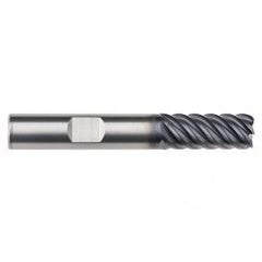 1/2" Dia. - 1" LOC - 3" OAL - .030 Radius 6 FL Carbide End Mill-AlTiN-x - Americas Industrial Supply