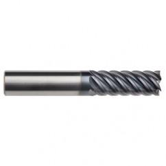 5/8" Dia. - 2-5/8" LOC - 5" OAL - 6 FL Carbide End Mill-AlTiN-x - Americas Industrial Supply